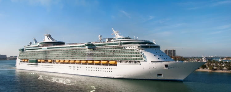 Cruise ship in PortMiami